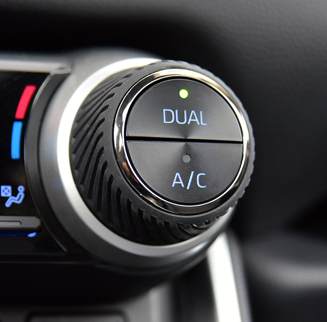 Car air conditioner control knob